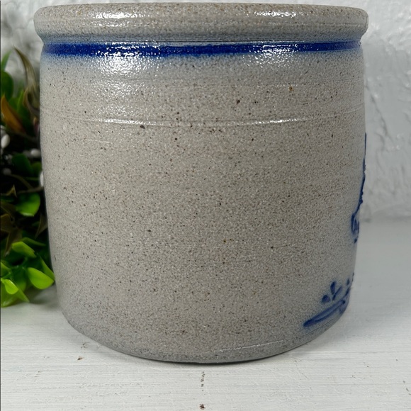 VTG Rowe Salt Glazed Pottery Crock w/ Pig 1984 Pottery Pig Crock - Picture 5 of 12
